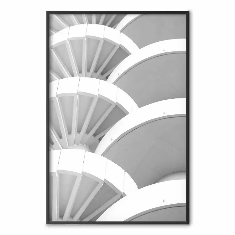 White Detail - black and white abstract architecture of a bright building