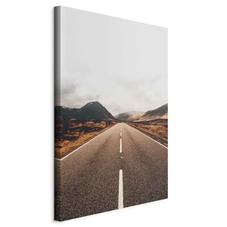 Forward Vertical - road landscape in mountain scenery