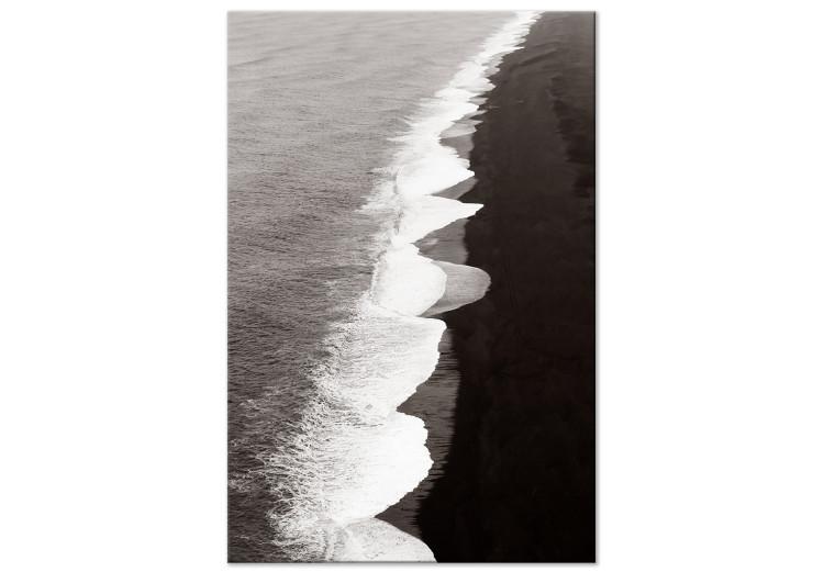 Canvas Print Balance of Opposites (1-piece) Vertical - black and white landscape