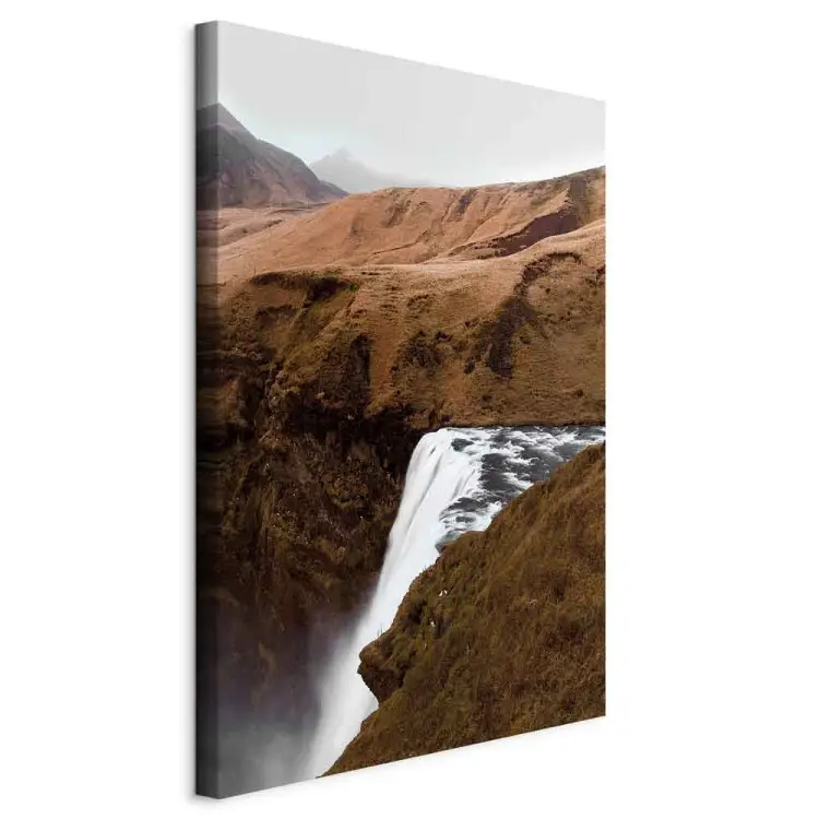 Rusty Hills Vertical - waterfall amidst mountain landscape
