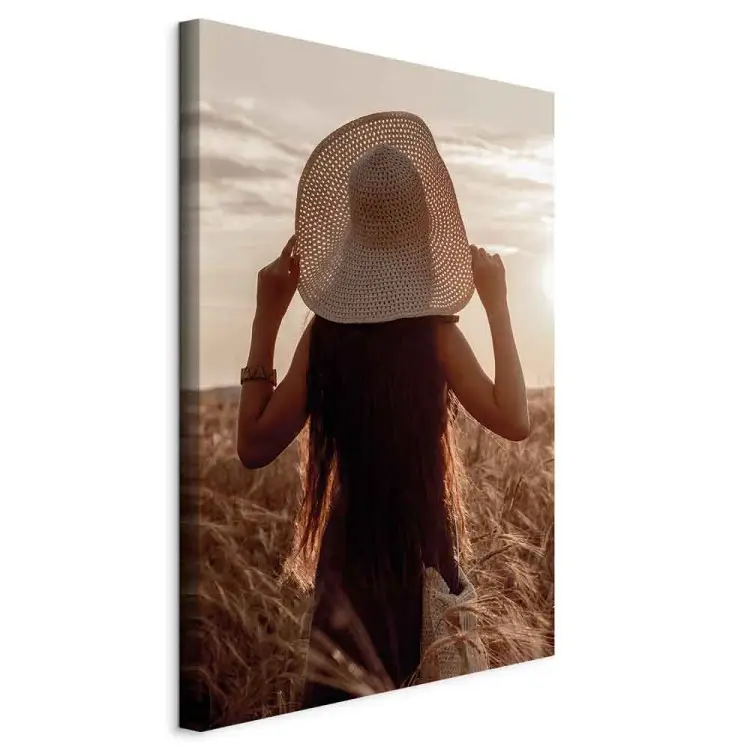 Late Harvest Vertical - woman at sunset