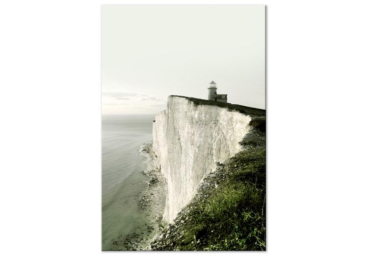Canvas Print On the Edge (1-piece) Vertical - landscape of a mountain cliff