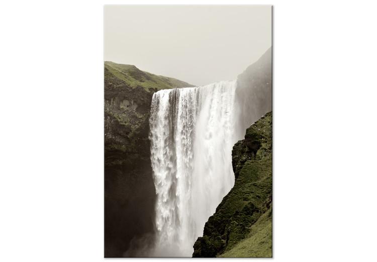 Canvas Print Majesty of Nature (1-piece) Vertical - landscape of a grand waterfall