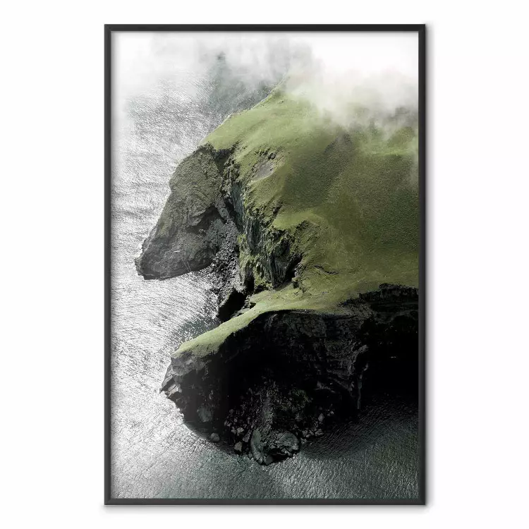 Marriage of Sea and Land - seascape and cliffs on a green island