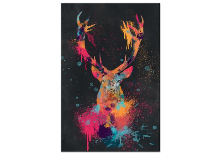 Canvas Print Spectacular Deer (1 Part) Vertical