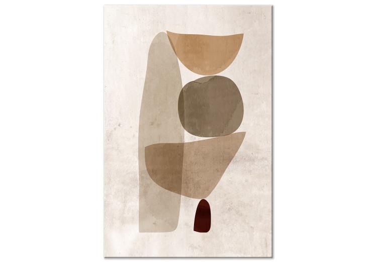 Canvas Print Border of Balance (1-piece) Vertical - geometric abstraction