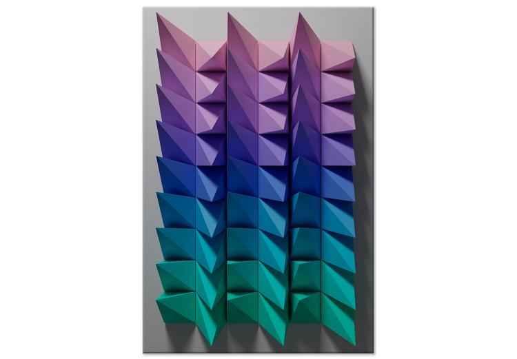 Canvas Print Vertical Movement (1-piece) Vertical - colorful geometric figures