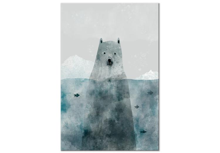 Canvas Print Polar Bear (1 Part) Vertical 