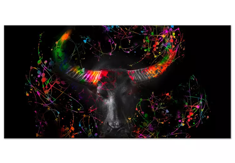 Large canvas print Enraged Bull - Second Variant II [Large Format]