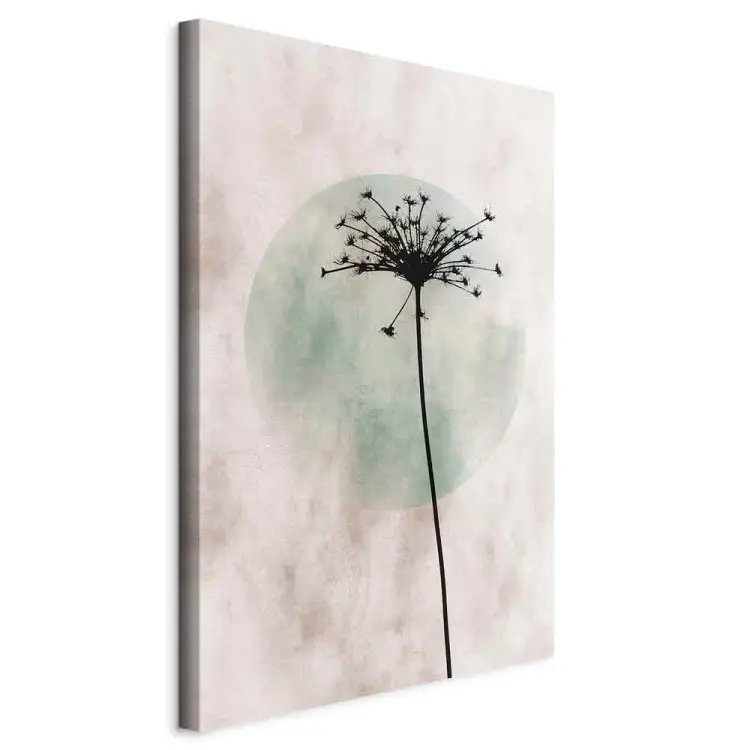 Autumn Evening Vertical - dandelion in boho motif