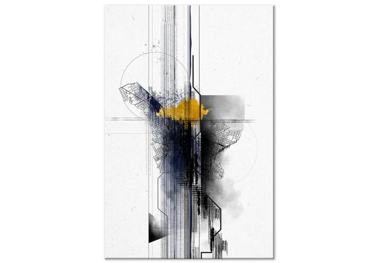 Canvas Print Sentimental Journey (1-piece) Vertical - industrial abstraction