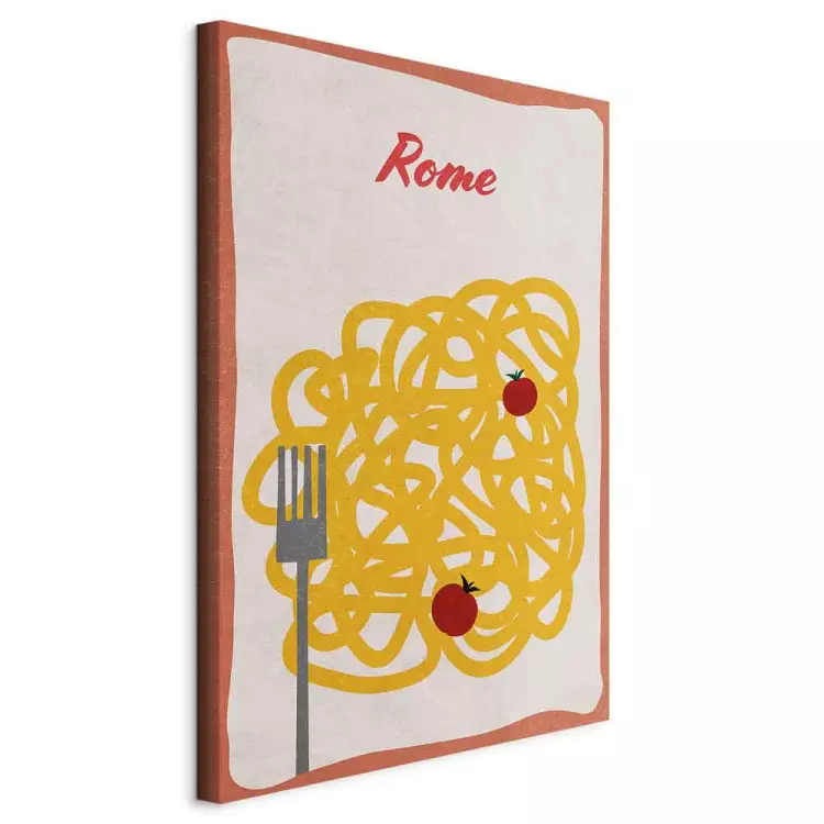Roman Delights (1-piece) Vertical - dining with Rome inscription