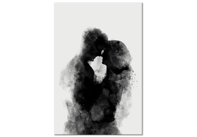 Canvas Print Memory of a Kiss (1-piece) Vertical - abstract people