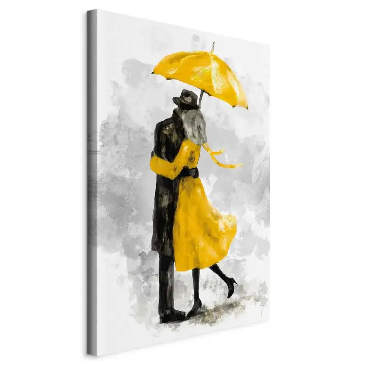 Under Yellow Umbrella Vertical