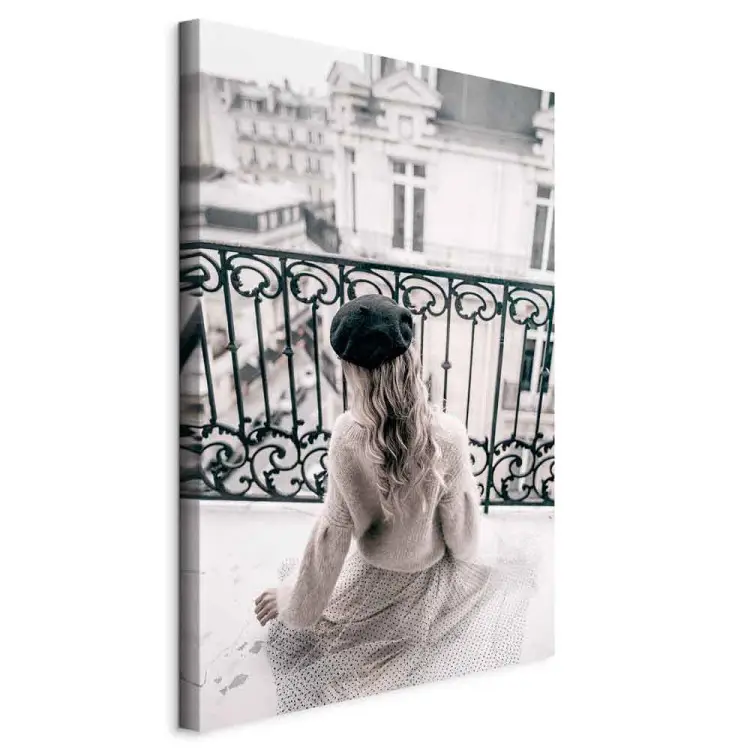 May Dream Vertical - woman on a balcony in Paris