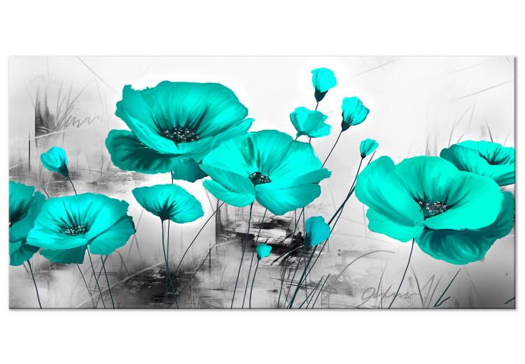 Large canvas print Turquoise Meadow II [Large Format]