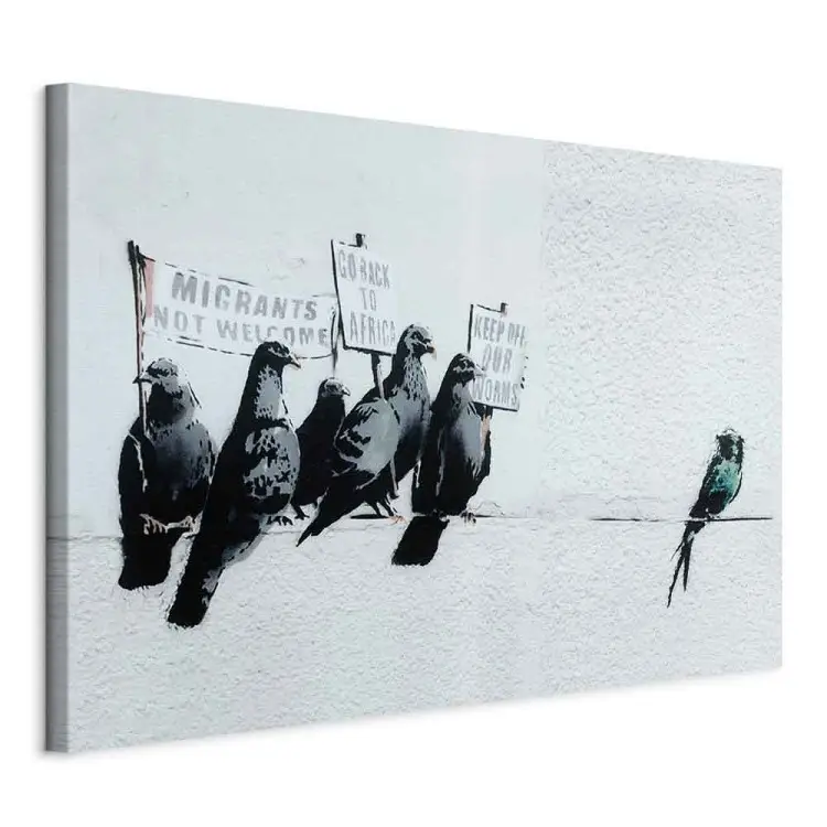 Protesting Birds by Banksy