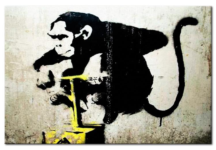 Canvas Print Monkey Detonator by Banksy