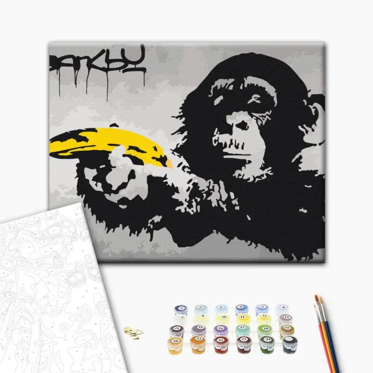 Monkey (Banksy Street Art Graffiti)