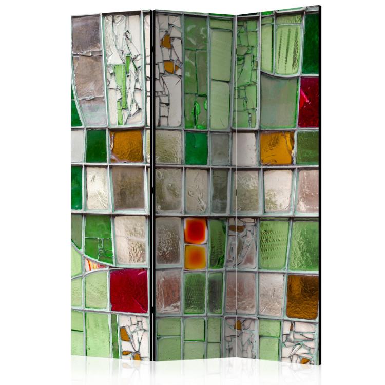 Room Divider Emerald Stained Glass [Room Dividers]