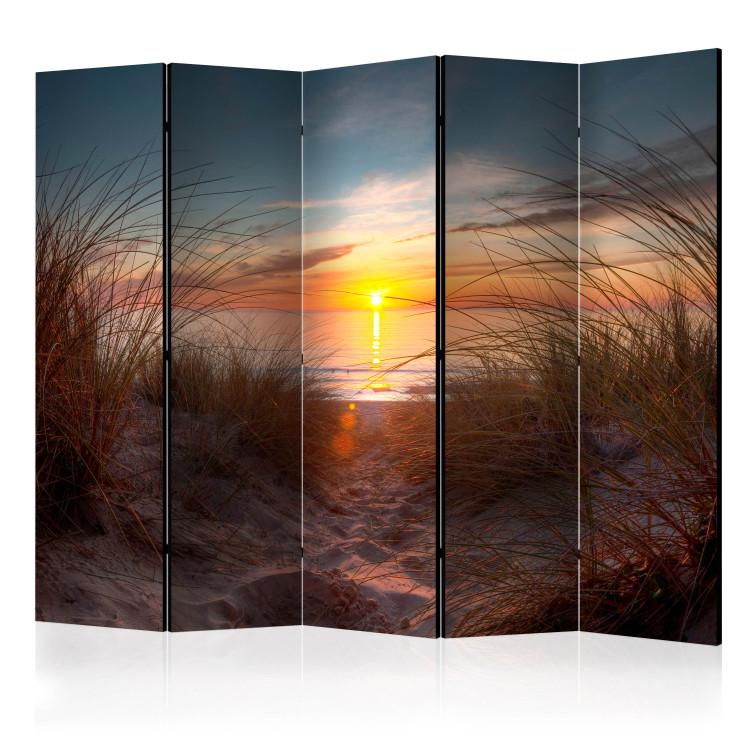Room Divider Sunset over the Atlantic Ocean II (5-piece) - seascape