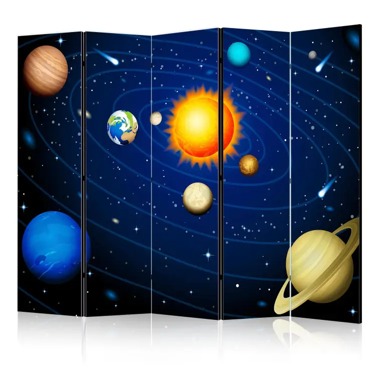 Solar System II - sun and planets against the backdrop of space