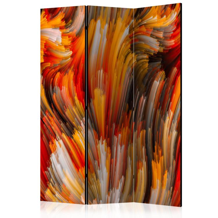 Room Divider Ocean of Fire (3-piece) - artistic composition on a colorful background