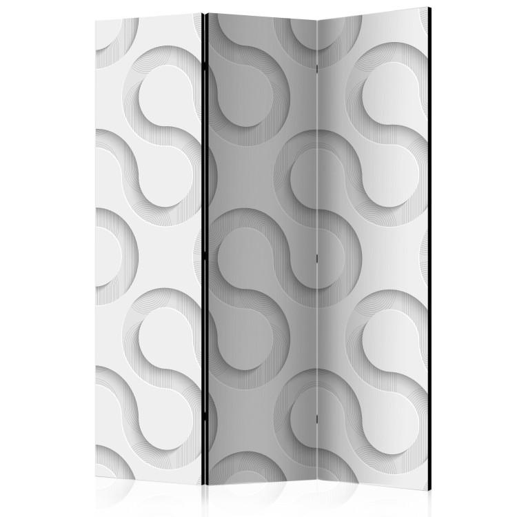 Room Divider Confetti (3-piece) - pattern in unique swirls in gray design
