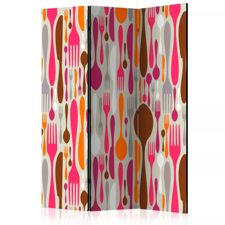 Cutlery - Pink and Purple (3-piece) - abstraction in knives and forks