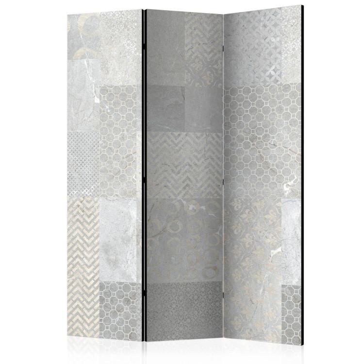 Room Divider Tiles (3-piece) - simple composition with a tiled texture background