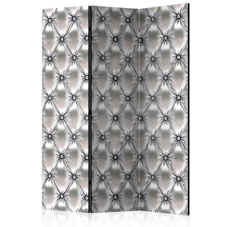 Room Divider White Queen (3-piece) - simple composition in elegant gray background
