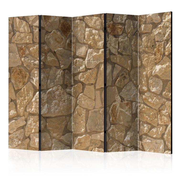 Room Divider Sunny Monolith II (5-piece) - composition with wall texture