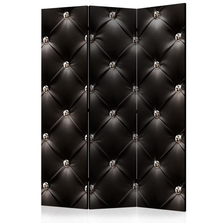 Room Divider Empire of Style (3-piece) - composition in black background and crystals