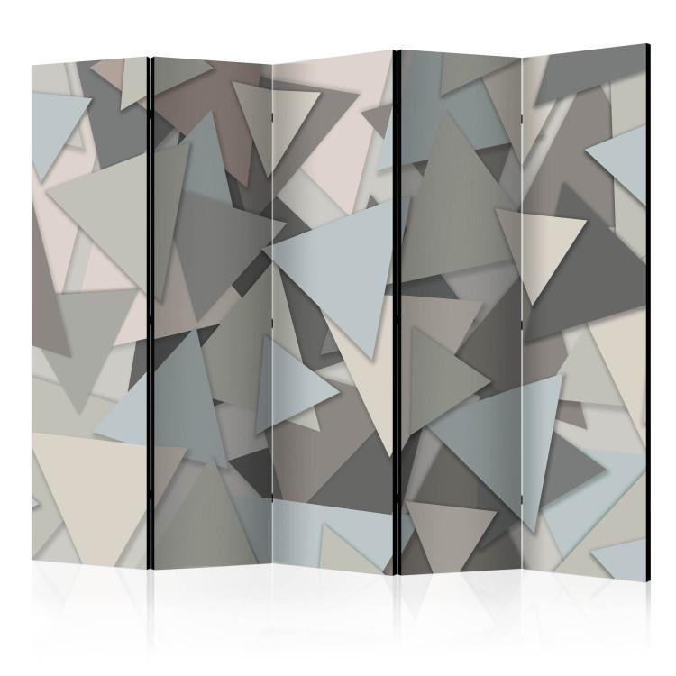 Room Divider Geometric Puzzle II (5-piece) - background in triangle puzzles