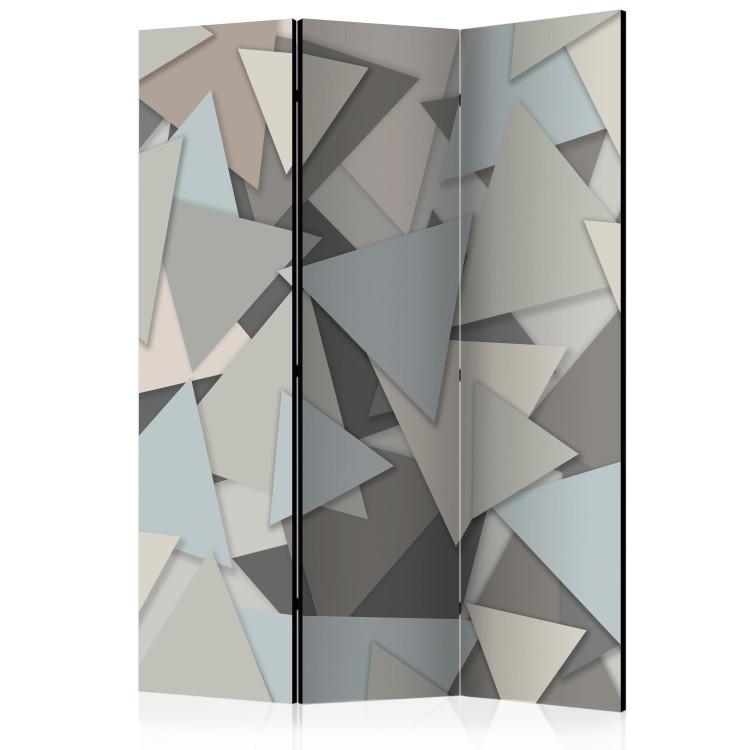 Room Divider Geometric Puzzle (3-piece) - unique background in triangular puzzles