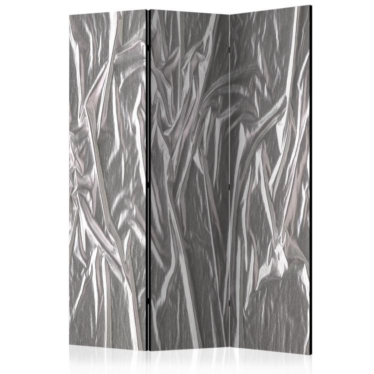 Room Divider Noble Silver - abstract gray texture with high contrast