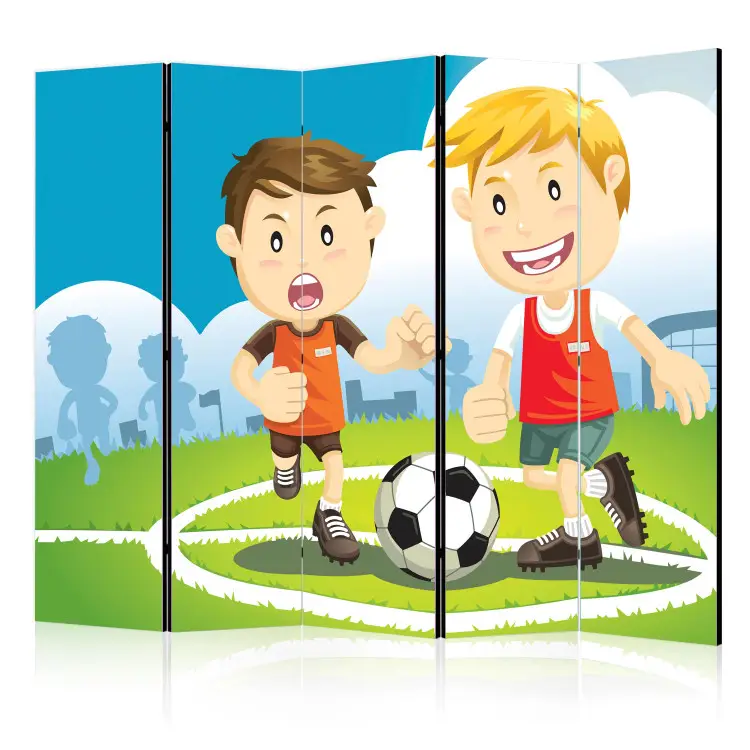Soccer Field II - sports figures playing soccer on the field