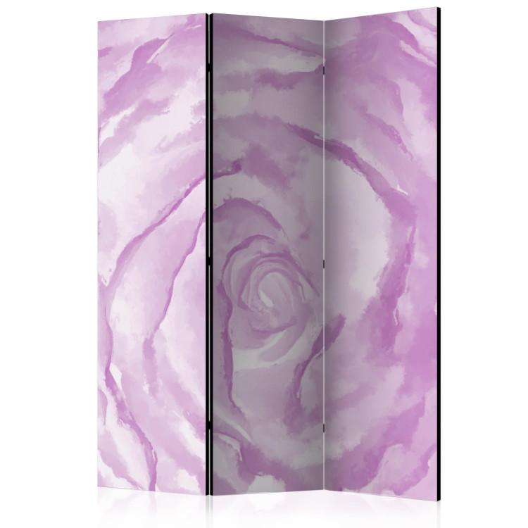 Room Divider Rose (Pink) - watercolor composition of a romantic purple plant