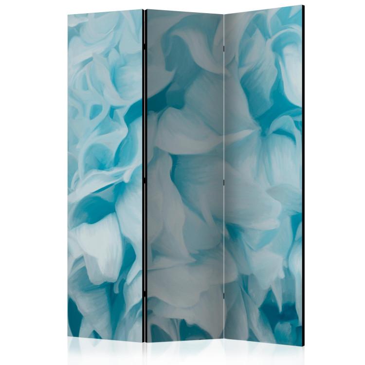 Room Divider Azalea (Blue) - velvety composition of blue rose petals
