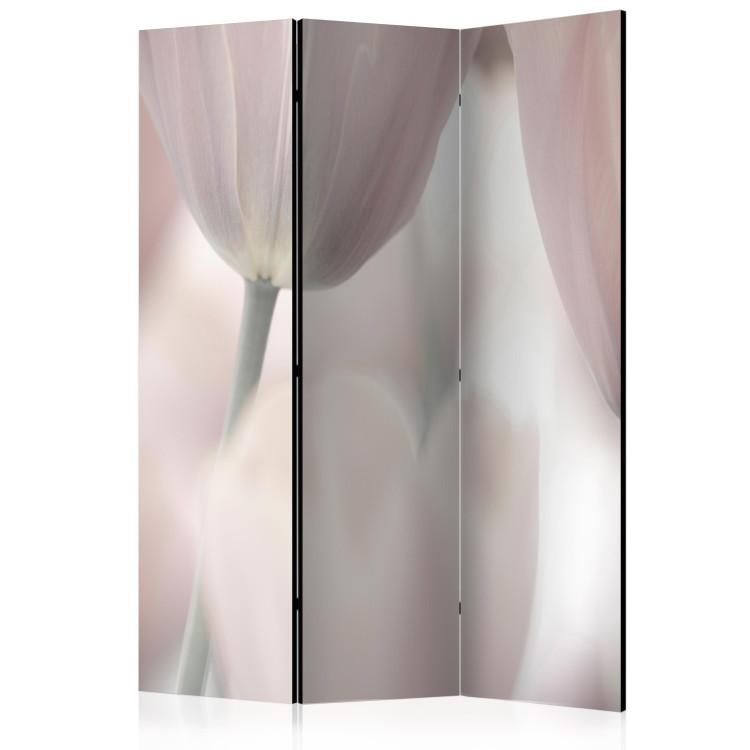 Room Divider Tulips Fine Art - Black and White - tulips in faded contrast