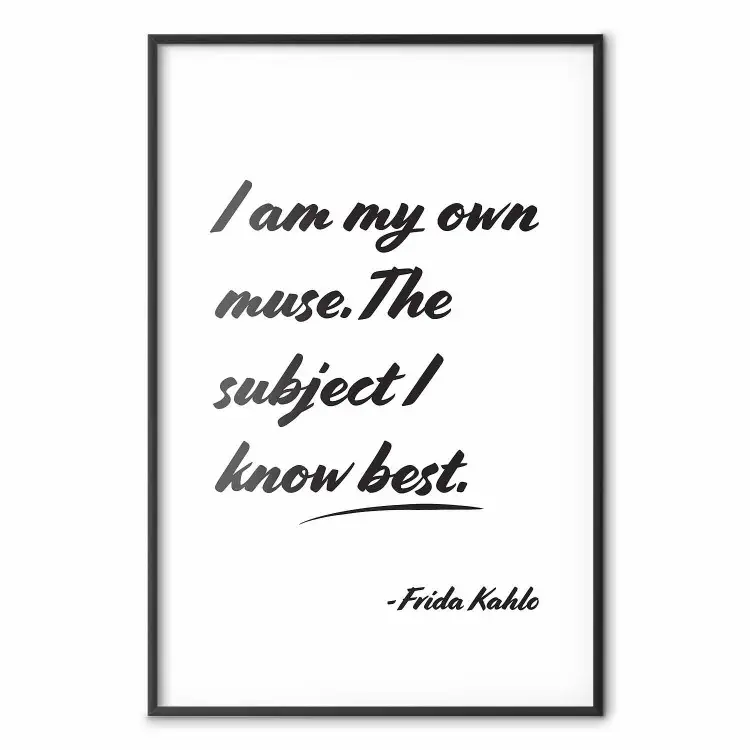 Be Your Muse - black English quotes on a white background