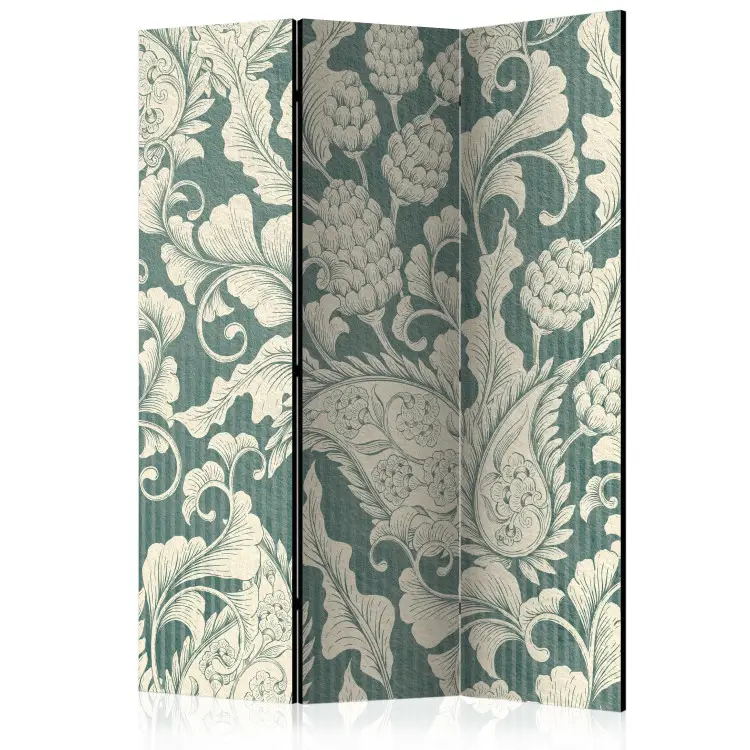 Plaster Ornaments - composition of light flowers and plants