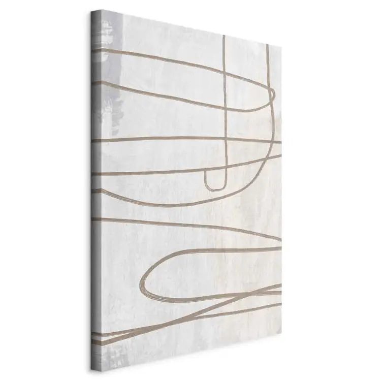 Brushstroke Vertical - abstraction in scandi boho style