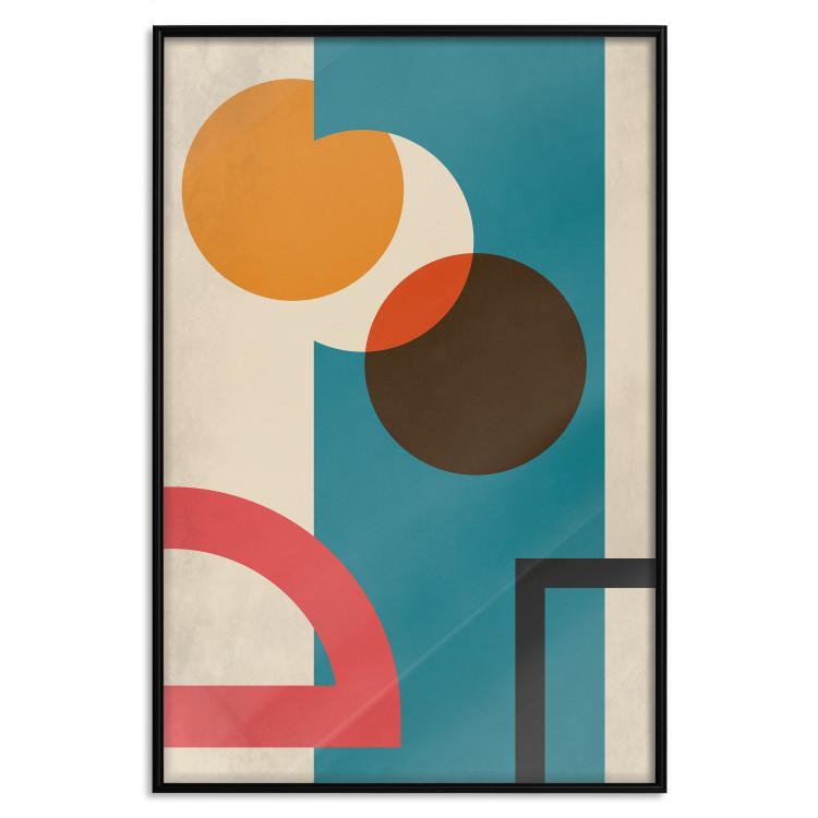 Poster Hidden Shape - colorful geometric shapes in abstract style