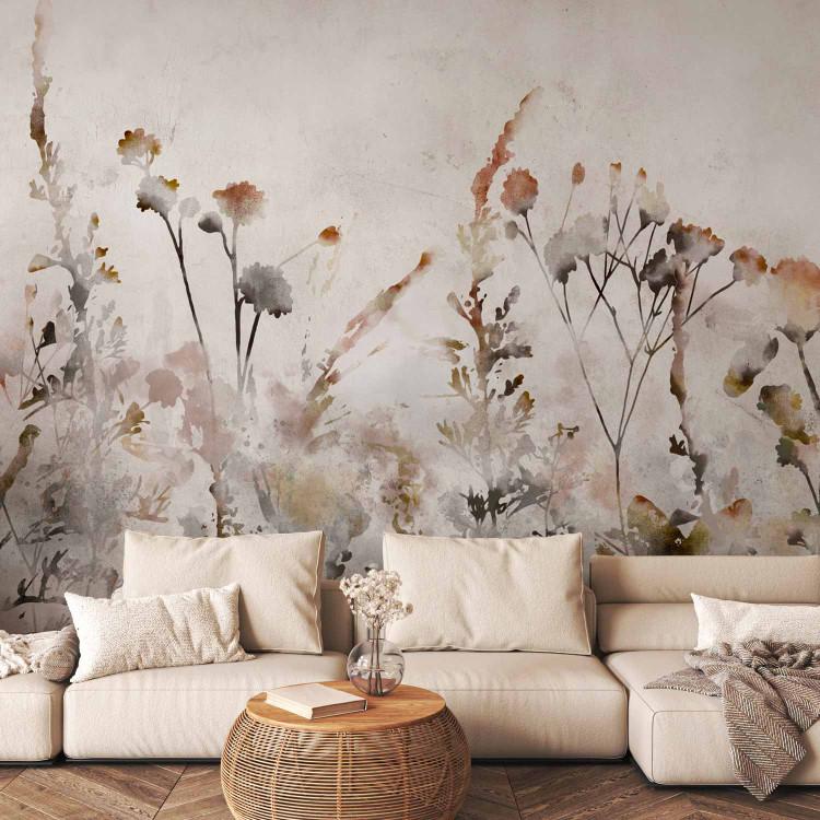 Wall Mural Watercolor Meadow - Second Variant