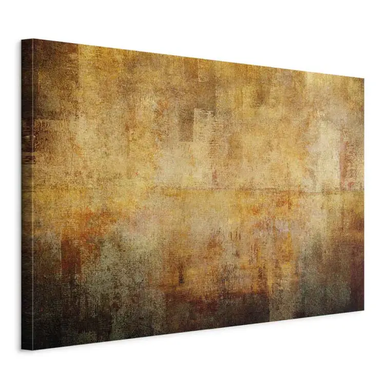 Power of Thoughts Wide - abstract orange texture