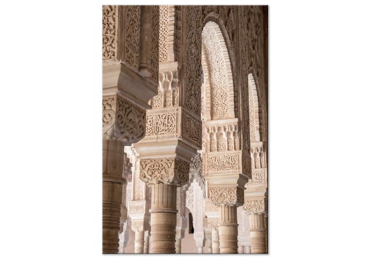 Canvas Print Lace Columns (1-piece) Vertical - urban architecture of Morocco