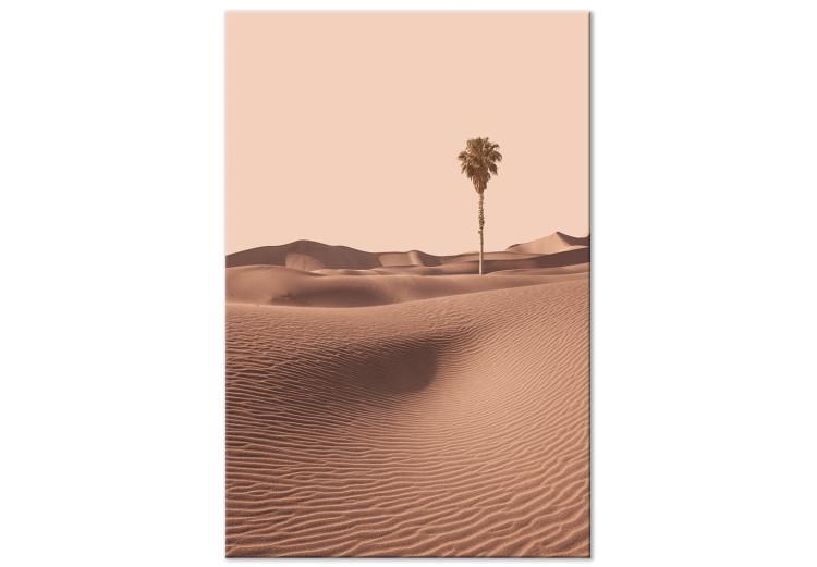 Canvas Print Desert Vegetation (1-piece) Vertical - Arab desert in Morocco