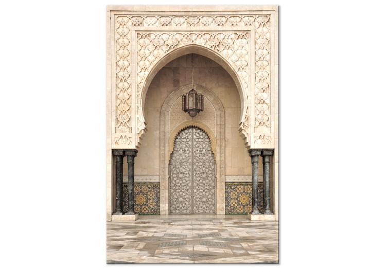Canvas Print Palace Gates (1-piece) Vertical - Moroccan gate architecture