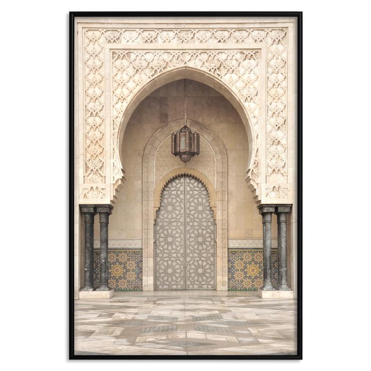Poster Palace Gates - architecture with patterned gate and black columns